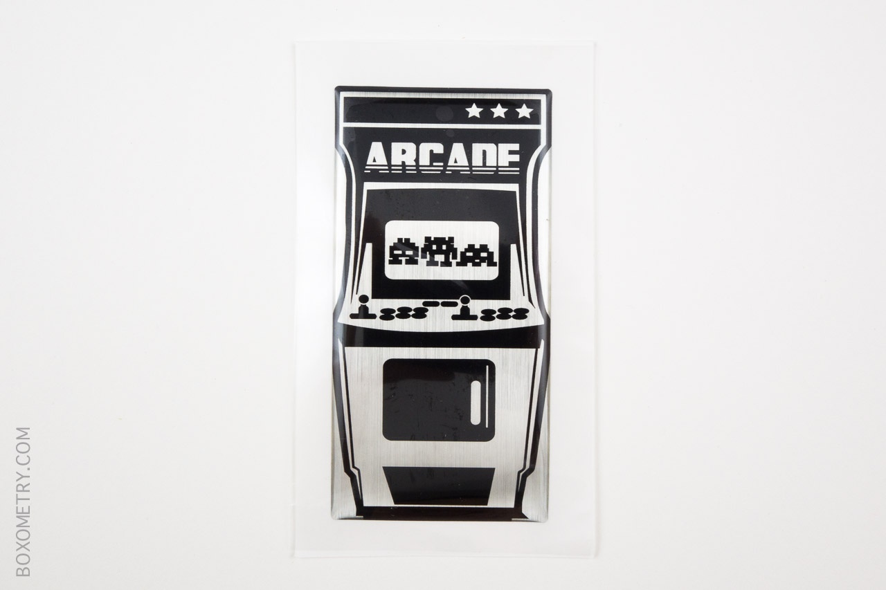 Boxometry 1Up Box June 2015 Review - Metallic Arcade Decal