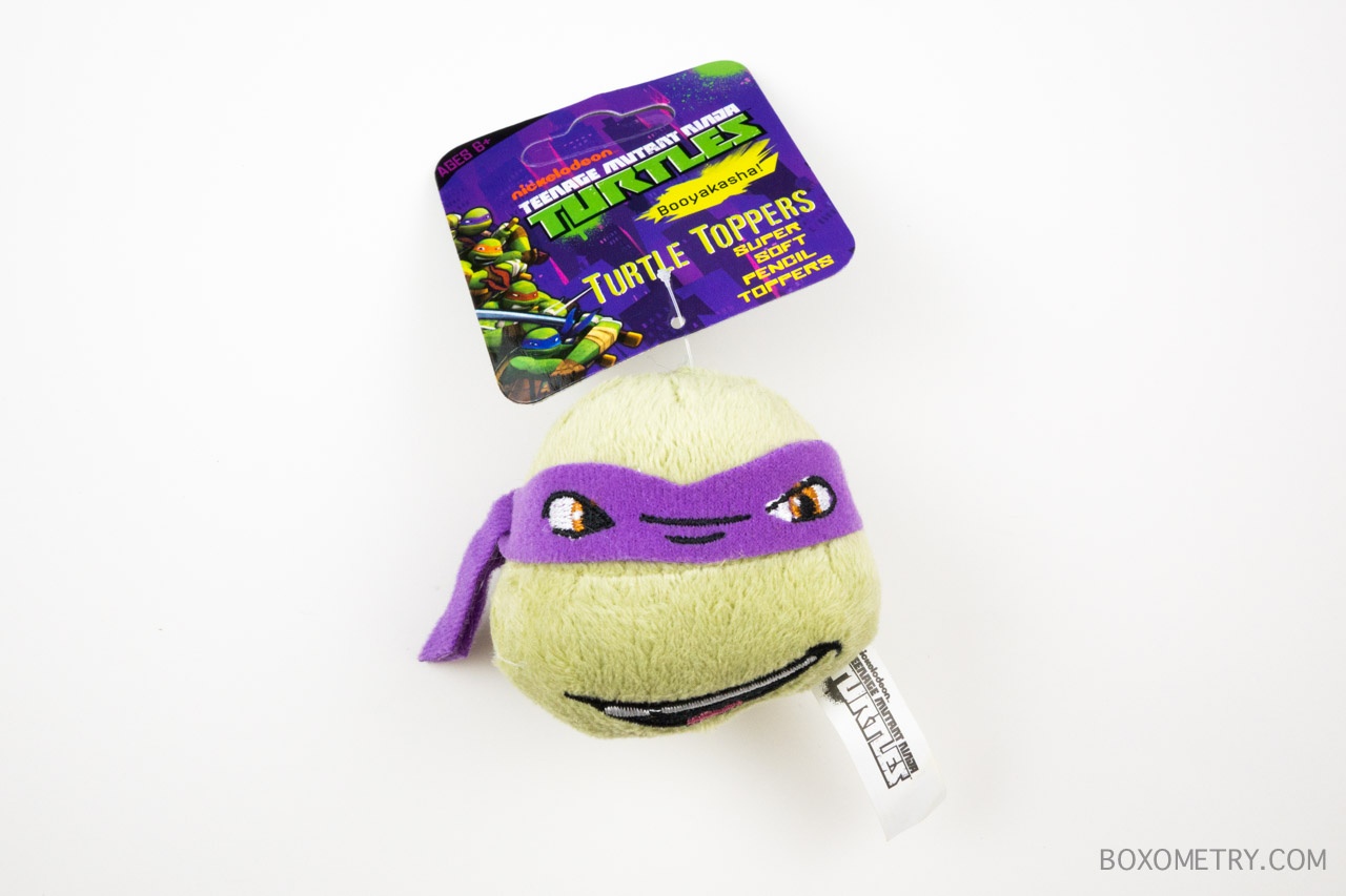 Boxometry 1Up Box July Review - Teenage Mutant Ninja Turtle Plush Pencil Topper