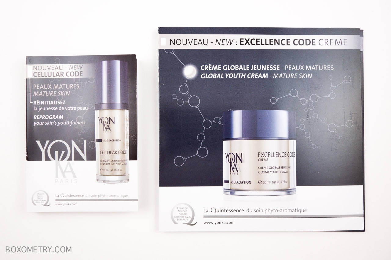 BeautyFIX Box May 2015 Yon-Ka (Bonus Sample Foil Packets)