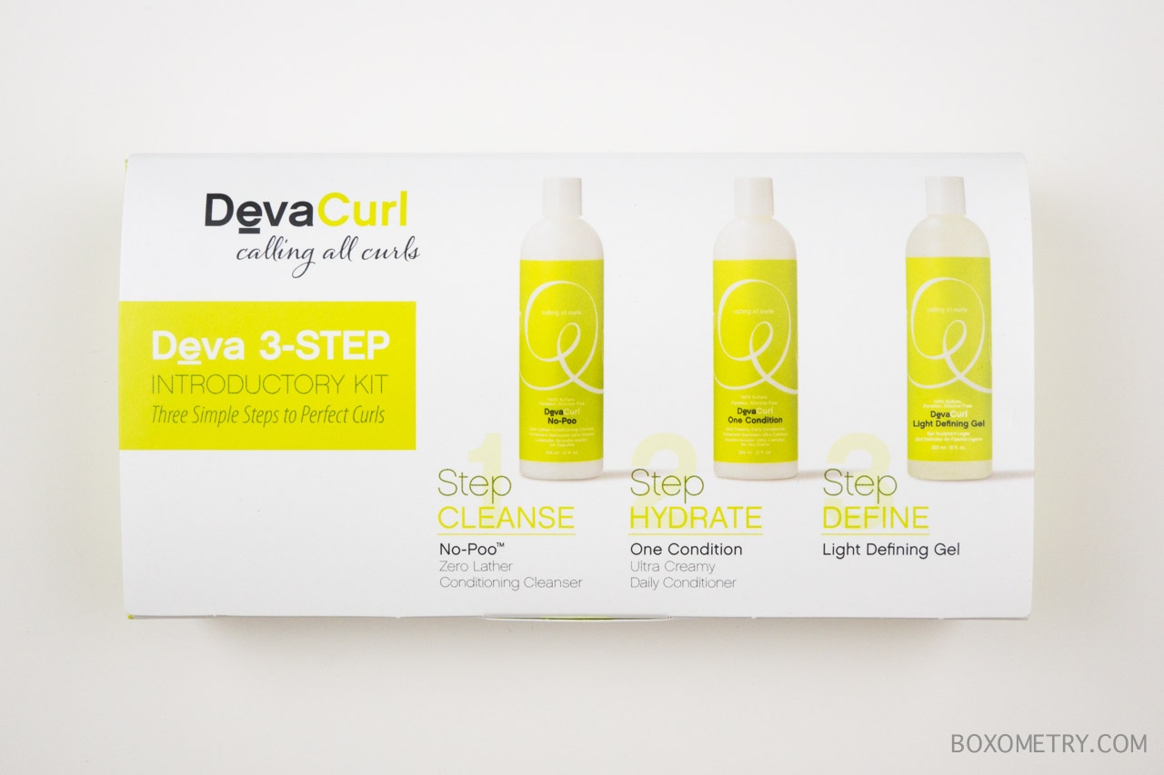 Boxometry BeautyFIX July 2015 Review - Devacurl 3-Step Sampler Kit