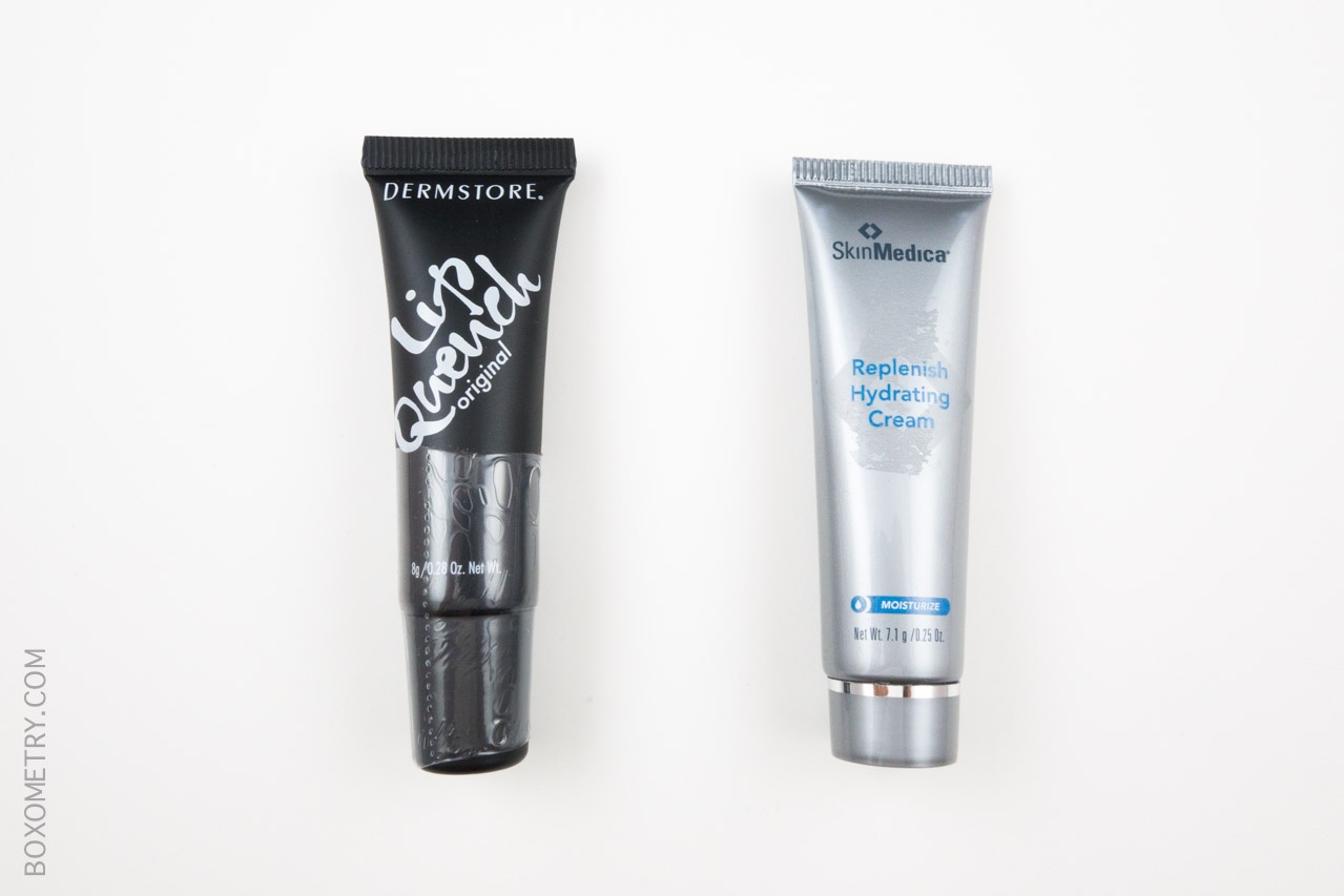 Boxometry BeautyFIX July 2015 Review - Dermstore Lip Quench and Skinmedica Replenish Hydrating Cream