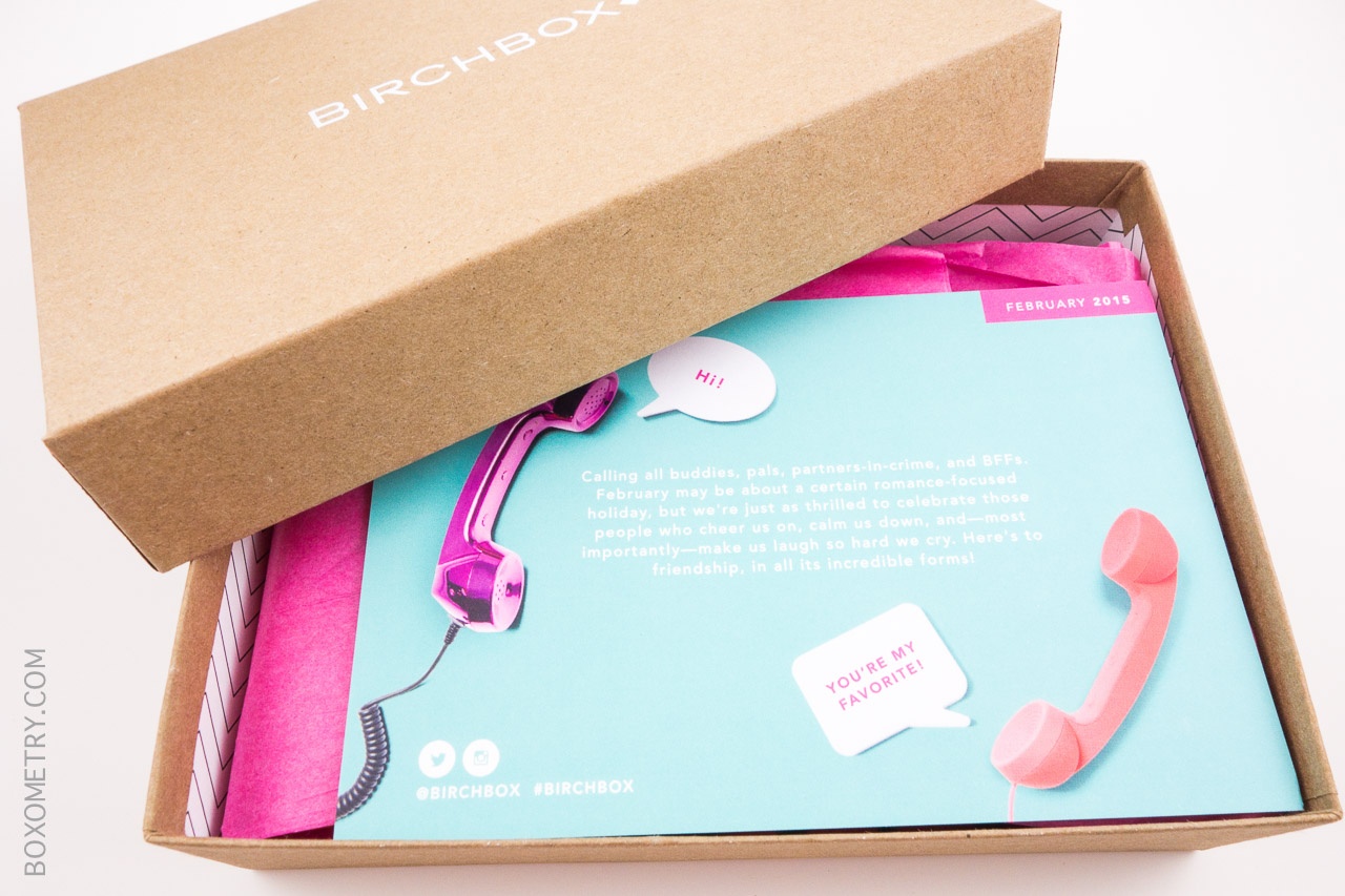 Birchbox February 2015 Subscription Box