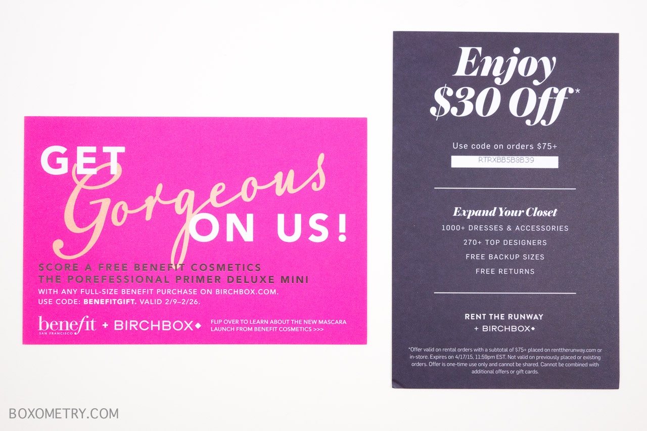 Birchbox February 2015 Coupons