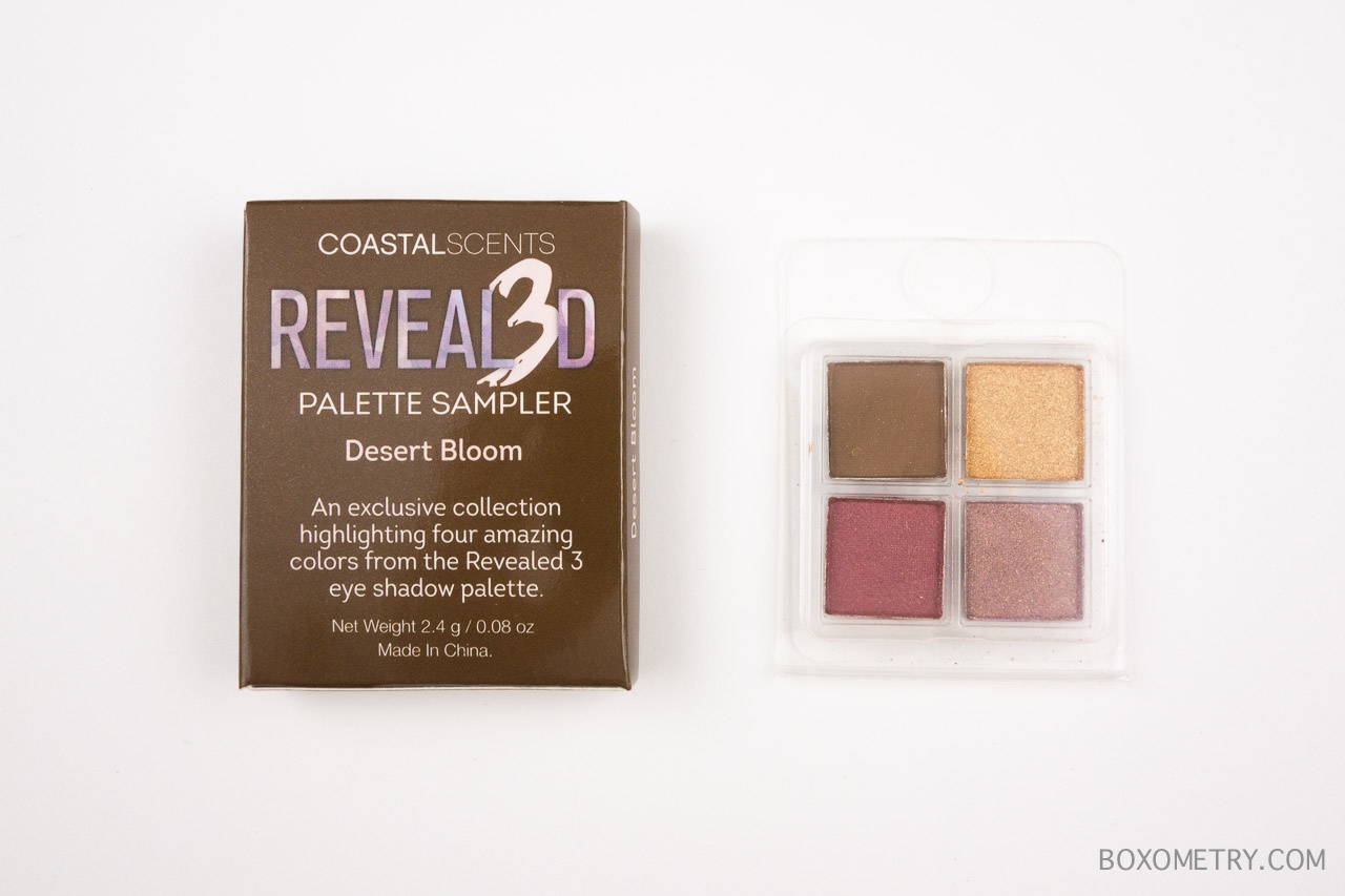 Birchbox May 2015 Coastal Scents Revealed 3 Eyeshadow Quad