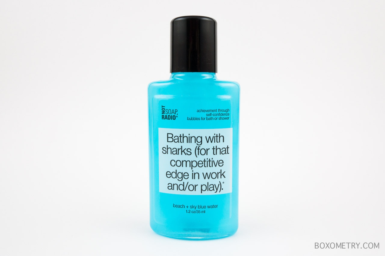 Birchbox May 2015 Not Soap Radio Body Wash Bathing with Sharks