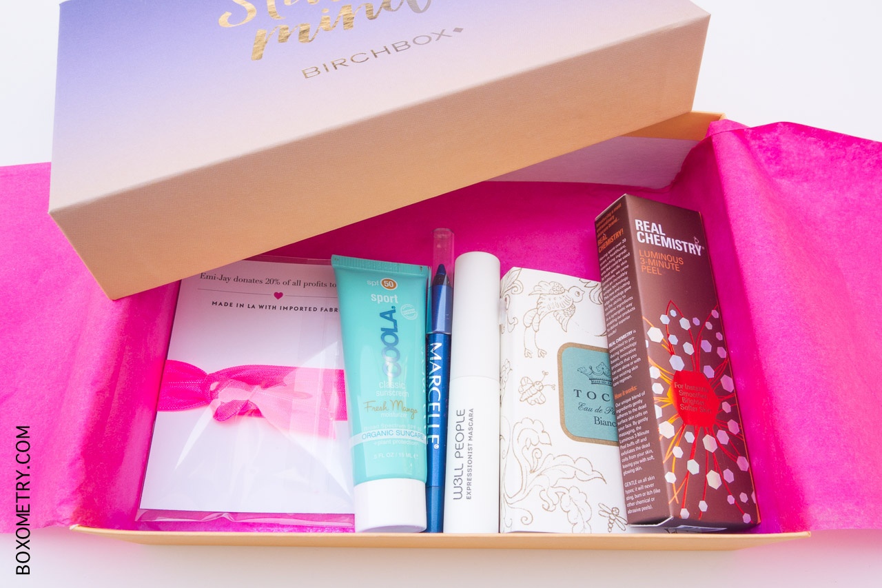 Boxometry Birchbox June 2015 Review - Contents