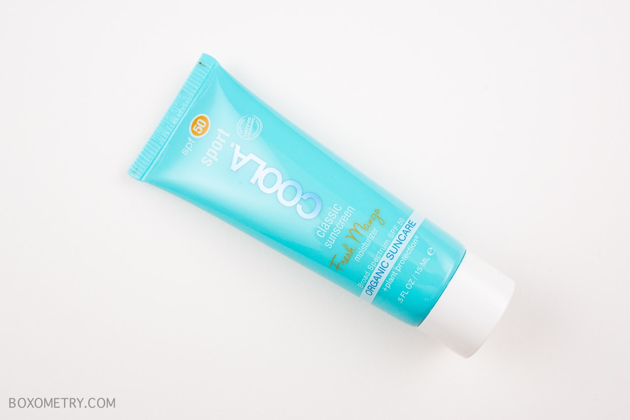 Boxometry Birchbox June 2015 Review - COOLA SPF 50 Sport - Mango