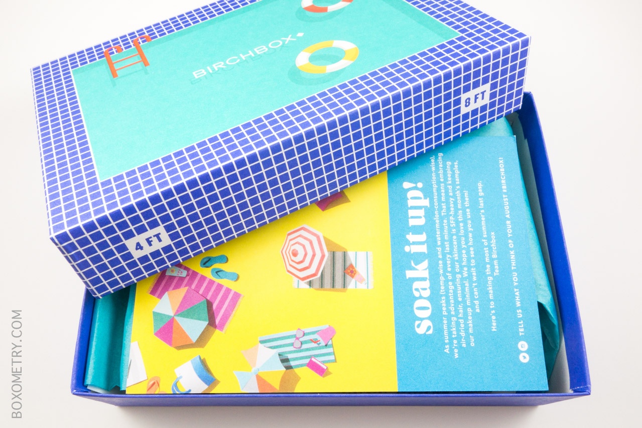 Boxometry Birchbox August 2015 Review - Box