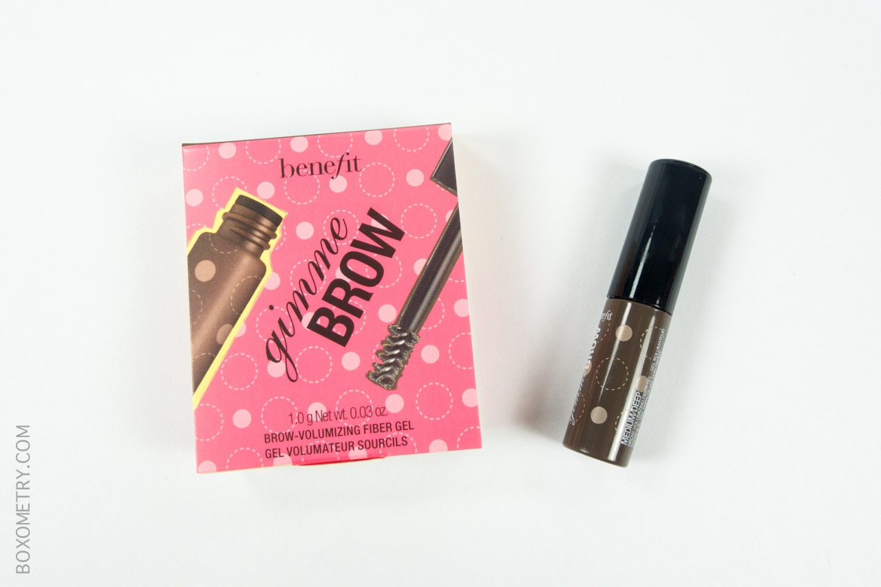 Boxometry Birchbox September 2015 Review - Benefit Cosmetics Gimme Brow in Medium/Deep