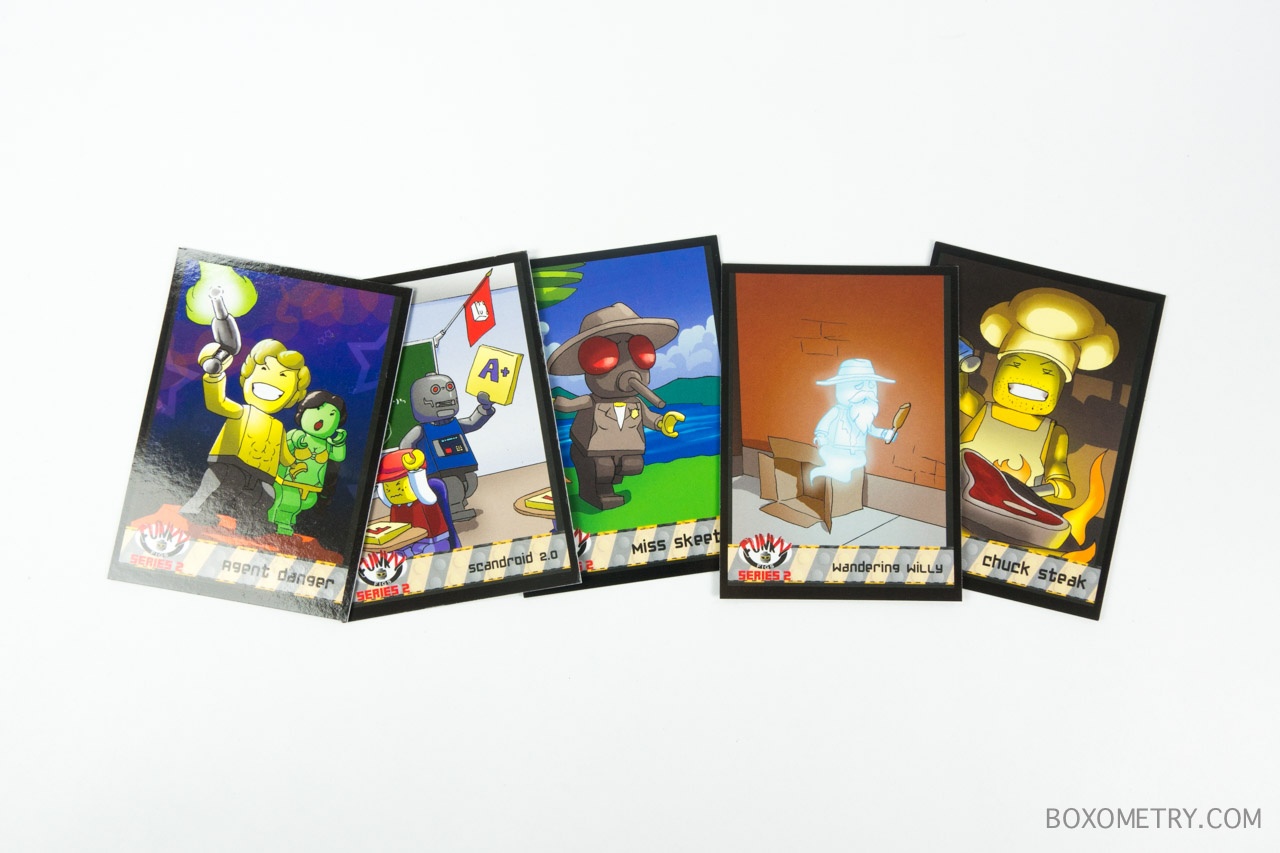 Boxometry BrickSwag October 2015 Review - Custom Trading Cards