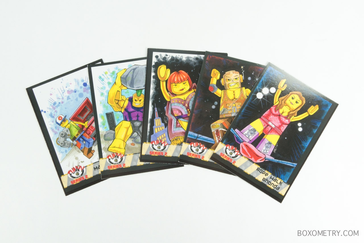 Boxometry BrickSwag November 2015 Review - Custom Trading Cards