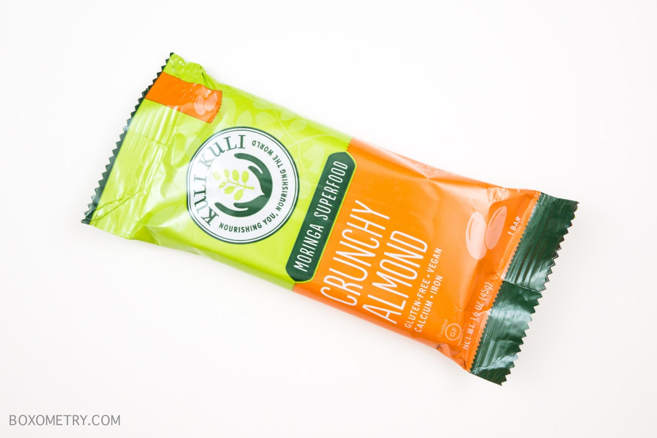 Boxometry GlobeIn Artisan Box June 2015 Review - Kuli Kuli Moringa Superfood Bar