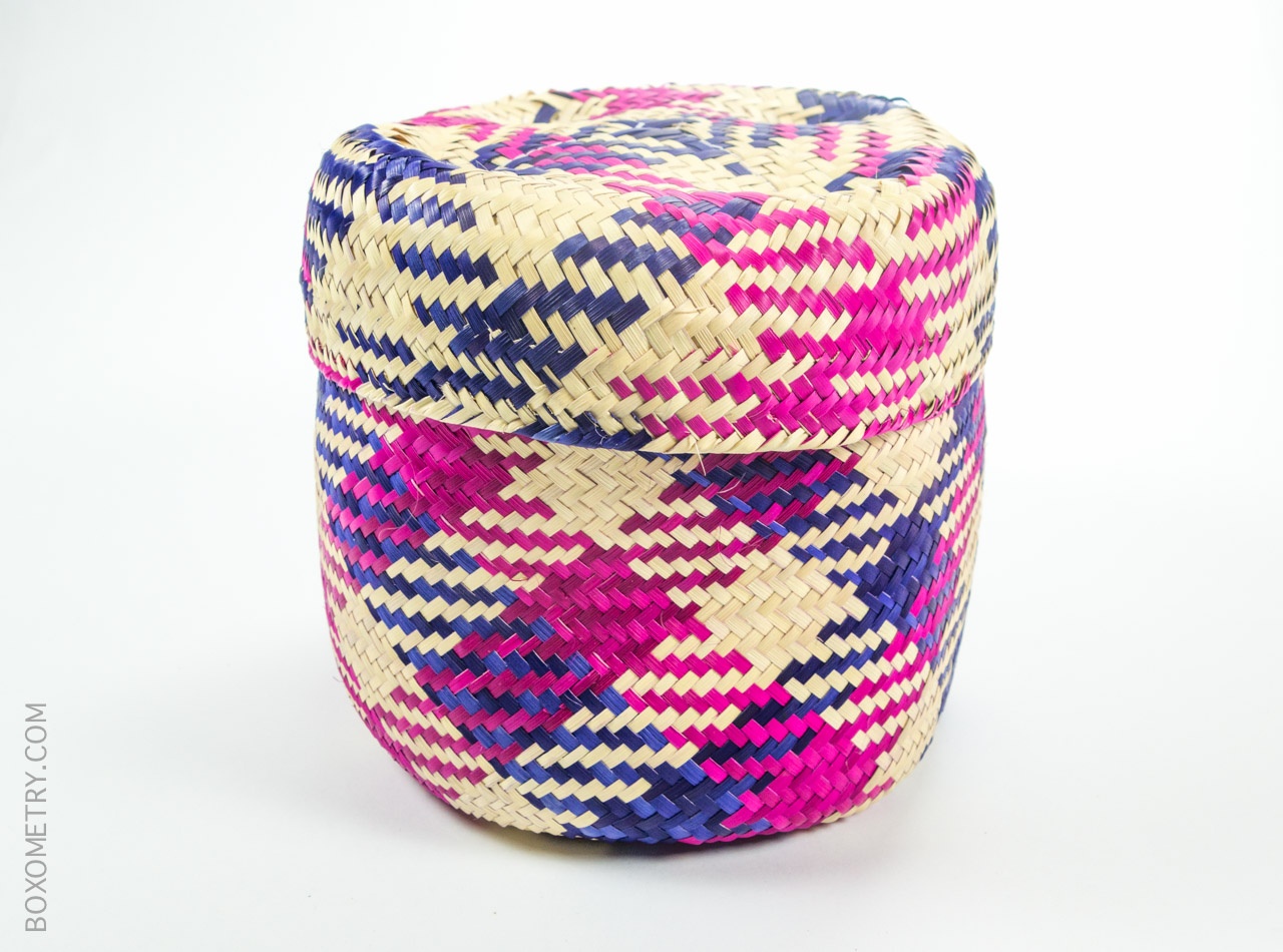 Boxometry GlobeIn Artisan Box August 2015 Review - GlobeIn Signature Handwoven Basket