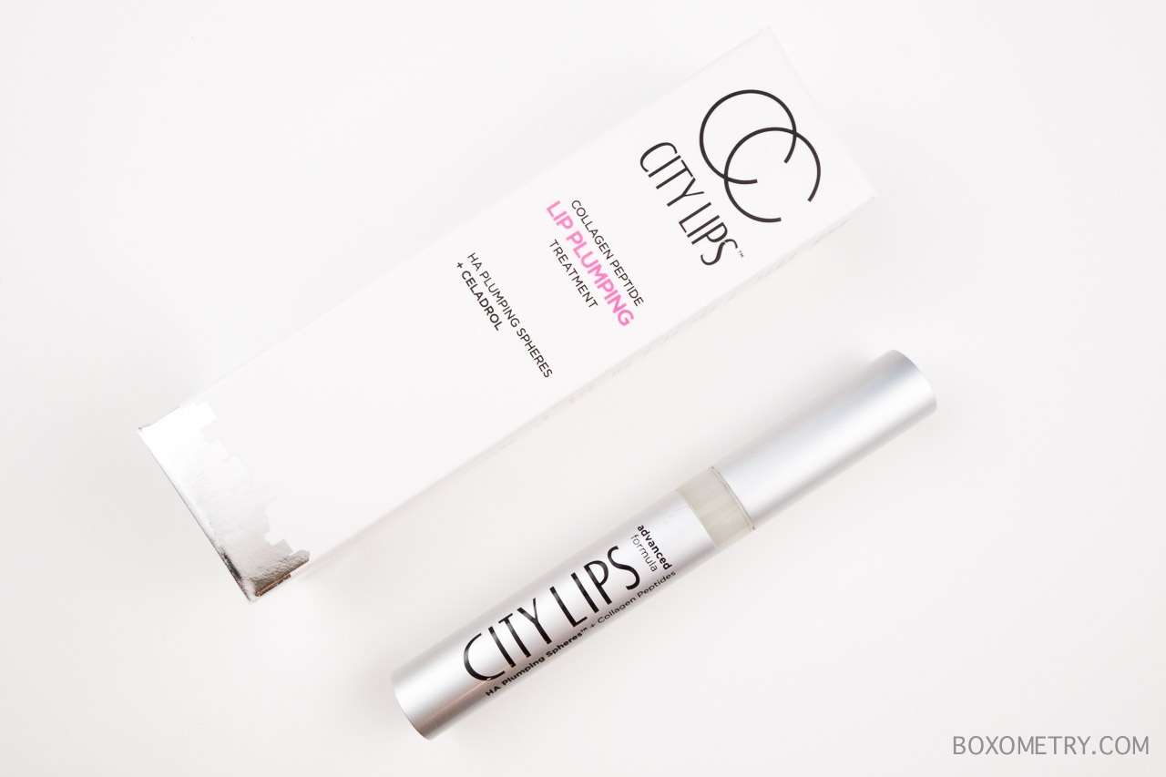 Boxometry GlossyBox June 2015 Review - City Cosmetics City Lips in Clear