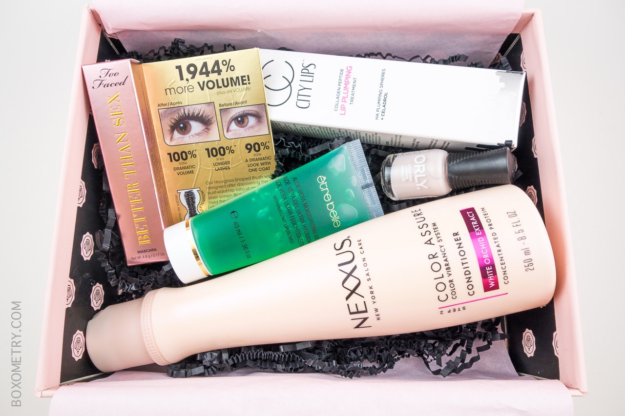 Boxometry GlossyBox June 2015 Review - Contents
