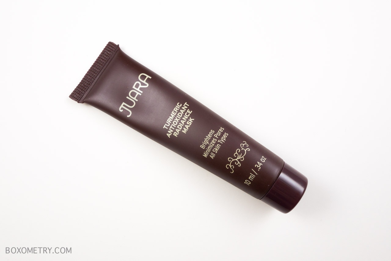 Boxometry ipsy July 2015 Review - Juara Turmeric Antioxidant Radiance Mask