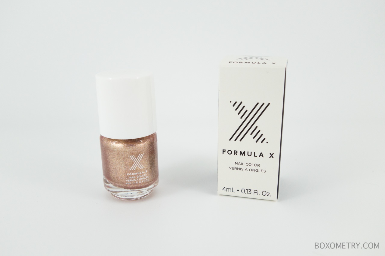 Boxometry Ipsy December 2015 Review - Formula X Nail Polish