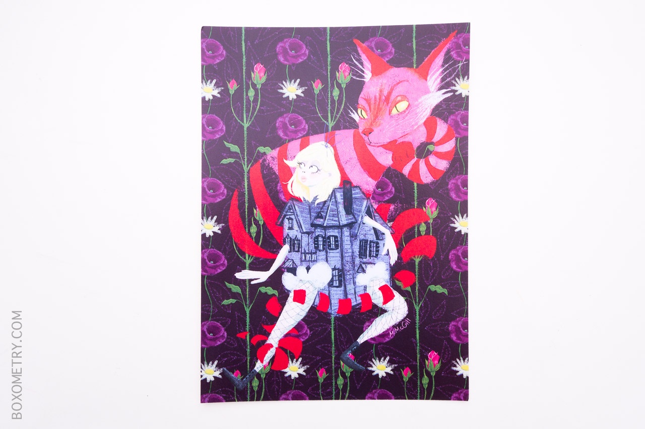 Boxometry Kairos June 2015 Review - Alice in Wonderland Print (Melissa McGill)