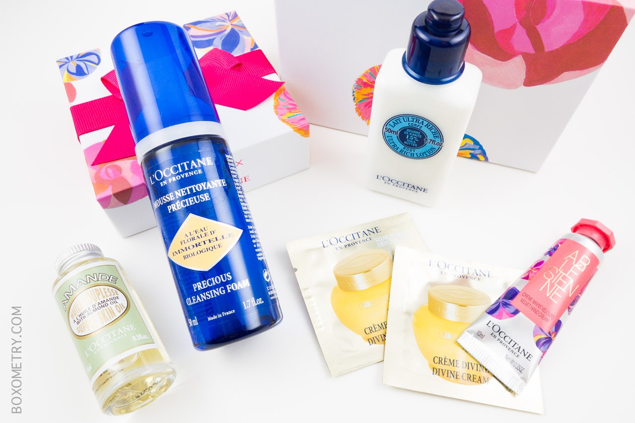 L'OcciBox Winter 2014 L'Occitane Samplers