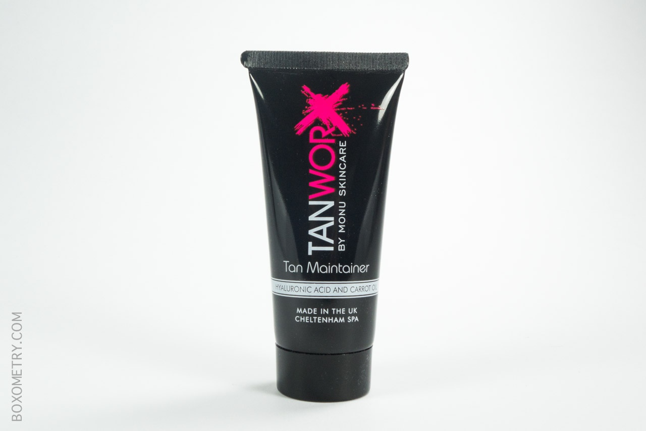 Boxometry Look Fantastic Beauty Box September Review - Tanworx Tan Maintainer