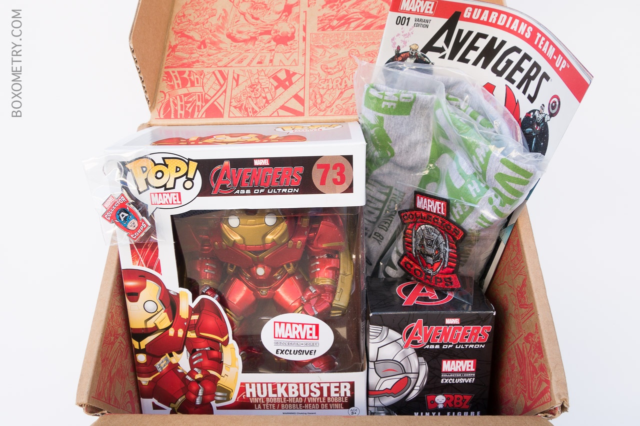 Hulkbuster funko pop sale marvel collector corps