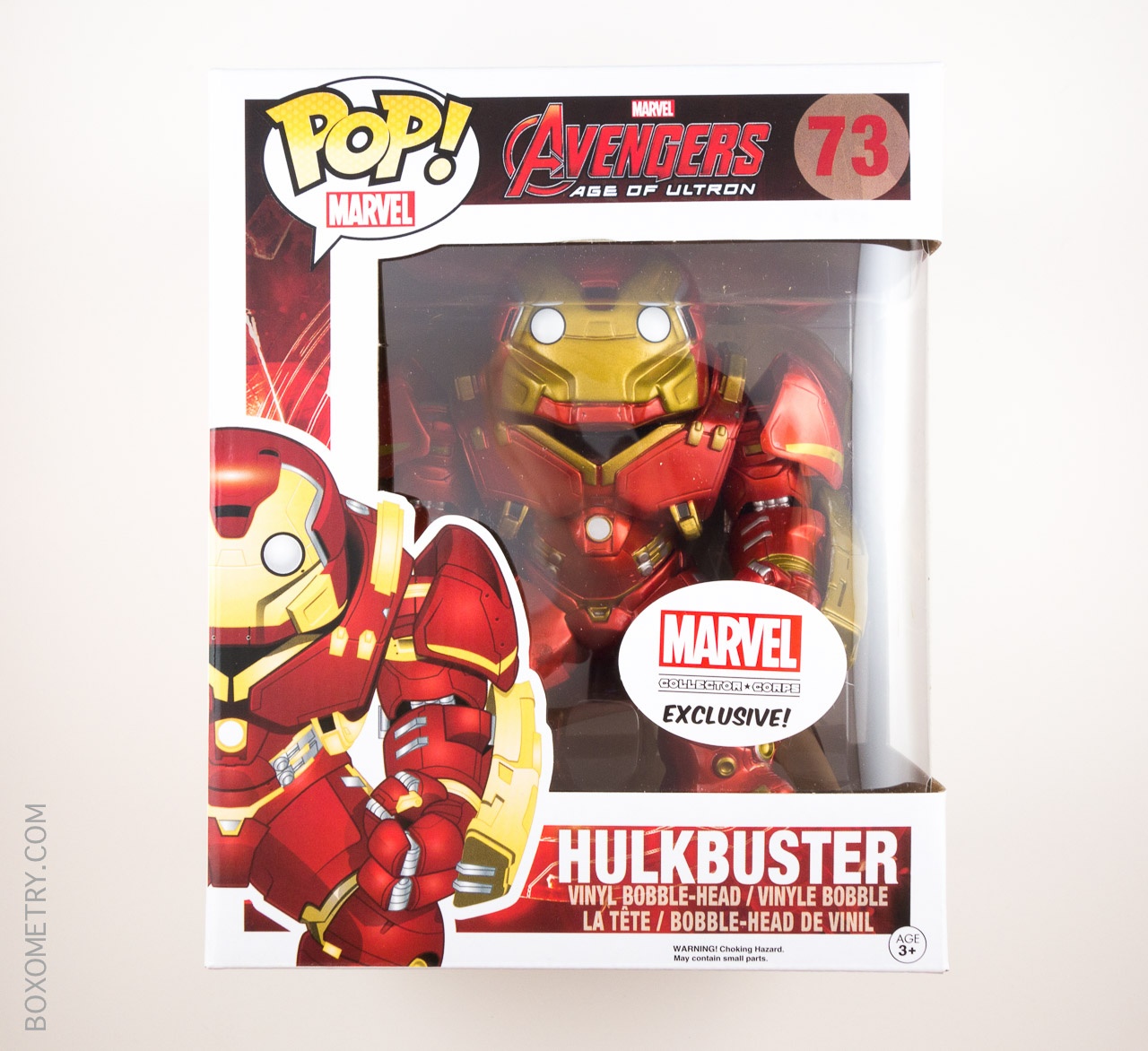 Hulkbuster funko pop marvel collector corps top
