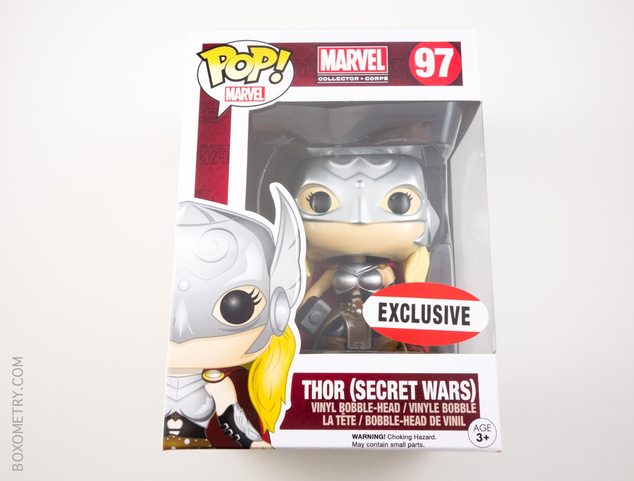 Boxometry Marvel Collector Corps August 2015 Review - Exclusive Funko POP Thor (Secret Wars) Vinyl Figure