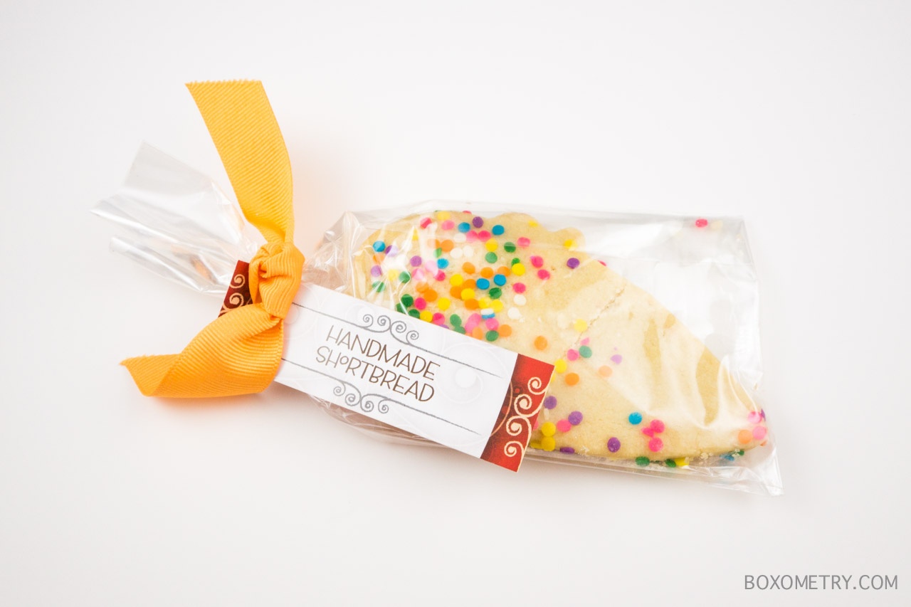 Boxometry Orange Glad July 2015 Review - Ice Cream Shortbread (McTavish Shortbread)