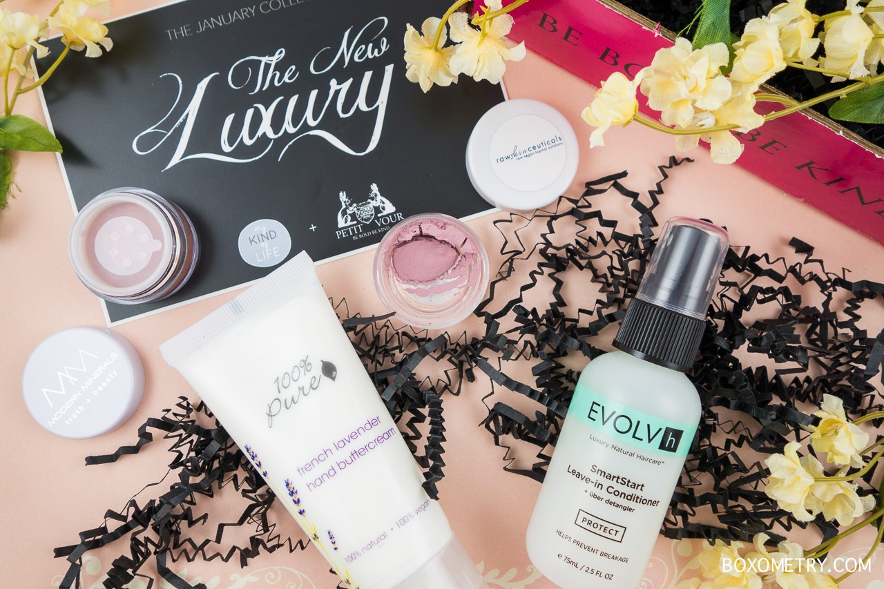 Petit Vour January 2015 Box Content