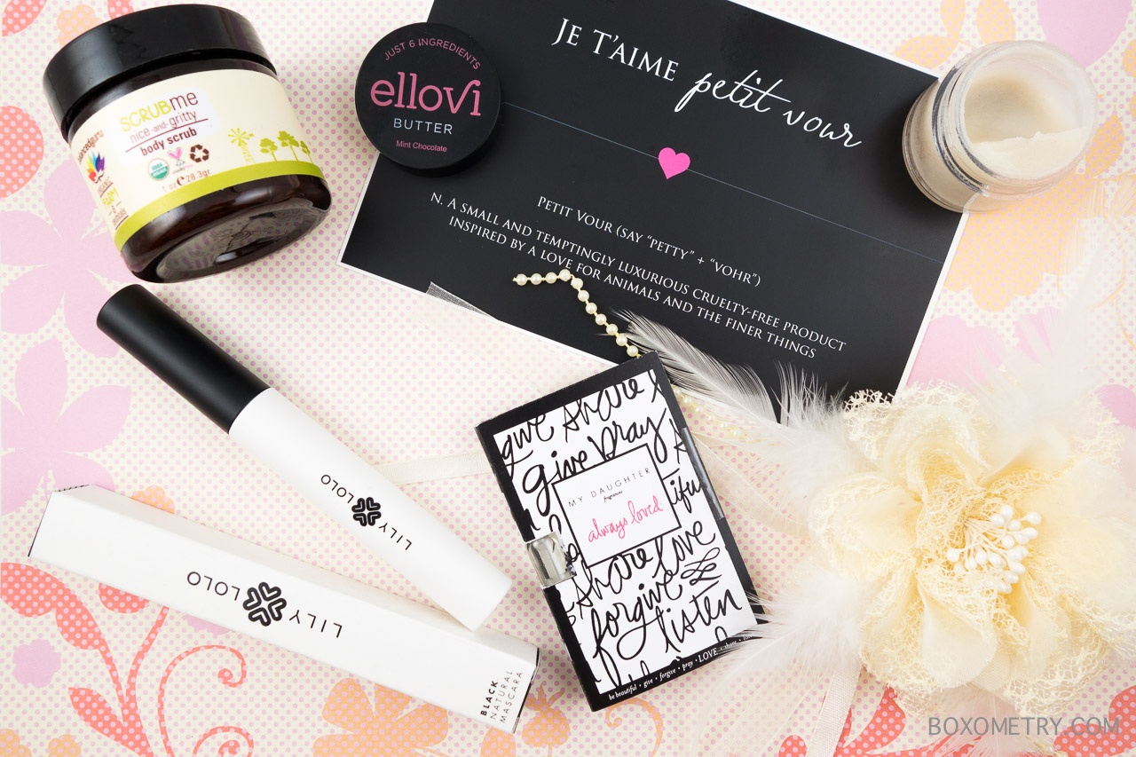 Petit Vour February 2015 Box Content