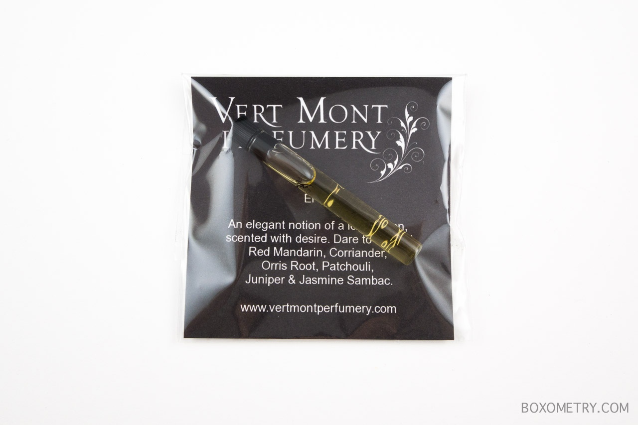 Petit Vour March 2015 Box Vert Mont Perfumery EROS Wellness Perfume