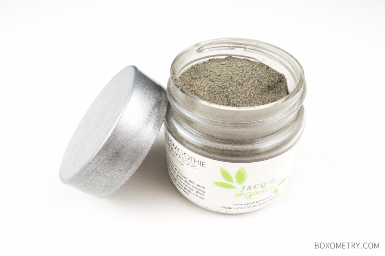 Boxometry Petit Vour June 2015 Review - Jacq's Organics Green Smoothie Scrub & Masque