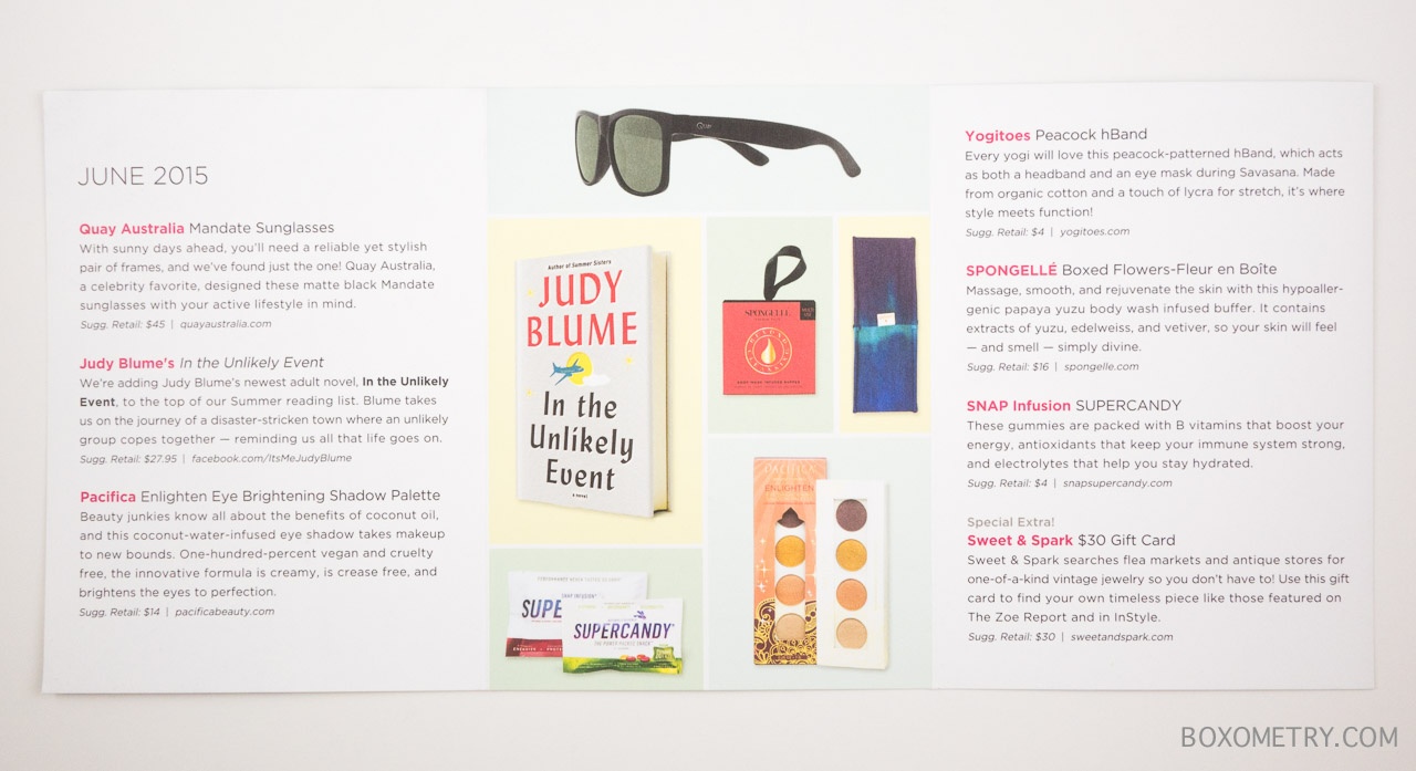 Popsugar Must Have June 2015 - Detail Card