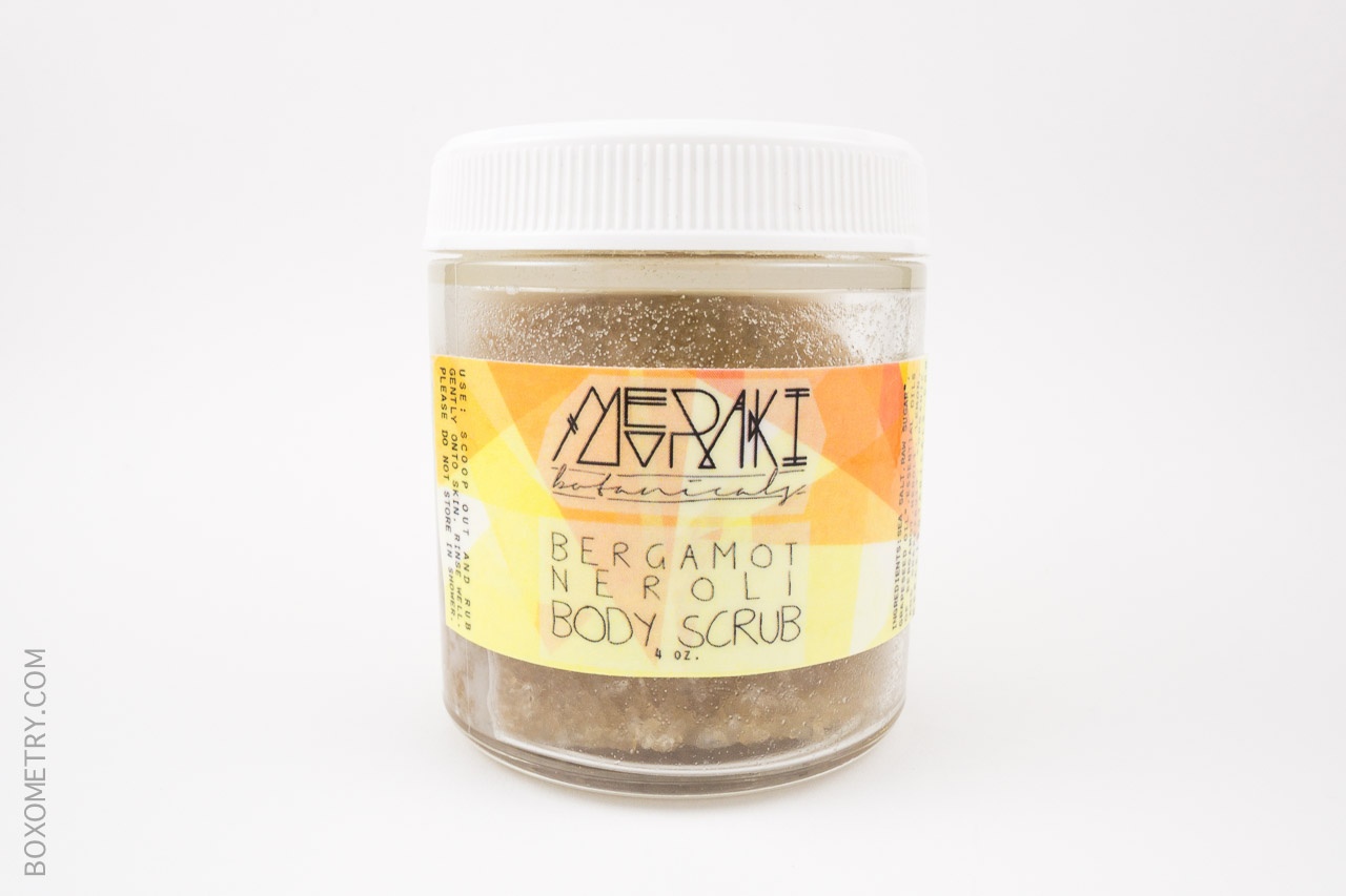 Boxometry Prospurly June 2015 Review - Meraki Botanicals Bergamot Neroli Body Scrub