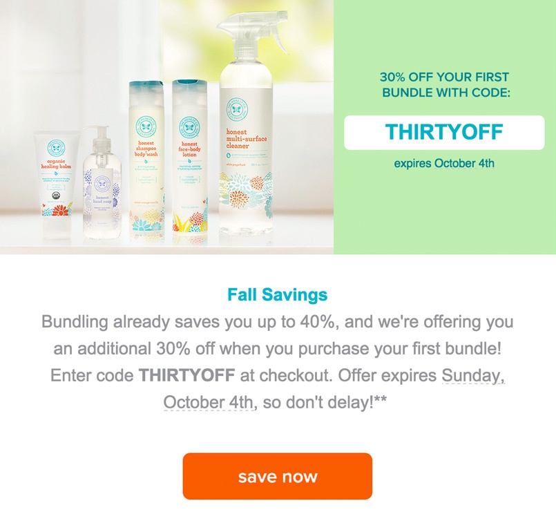 Honest Company 30% Off Bundle