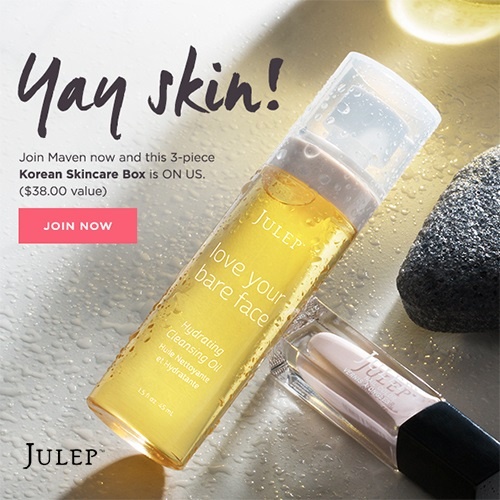 Julep Maven July 2015 Korean Skincare Welcome Box Offer