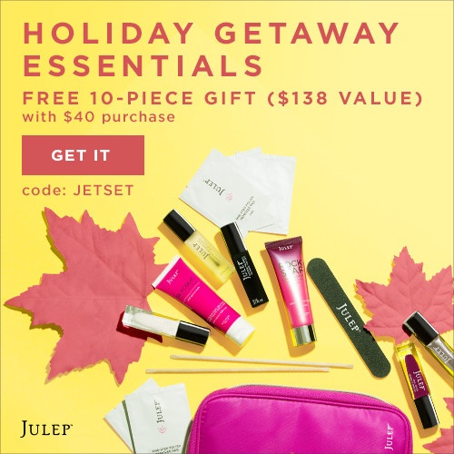 Julep Free Holiday Getaway Travel Caddy Set