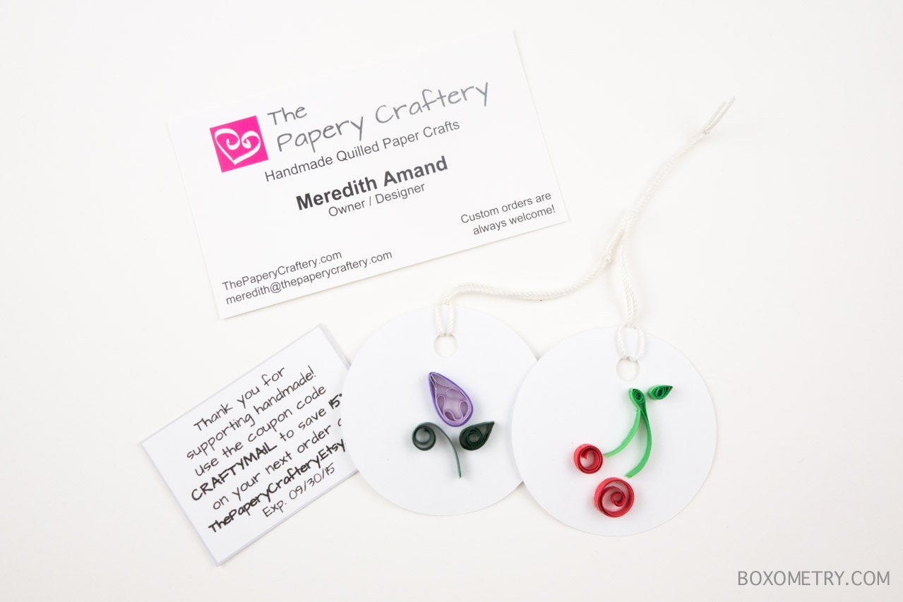 Boxometry Love The Crafty Mail July 2015 Review - Gift Tags (The Papery Craftery)