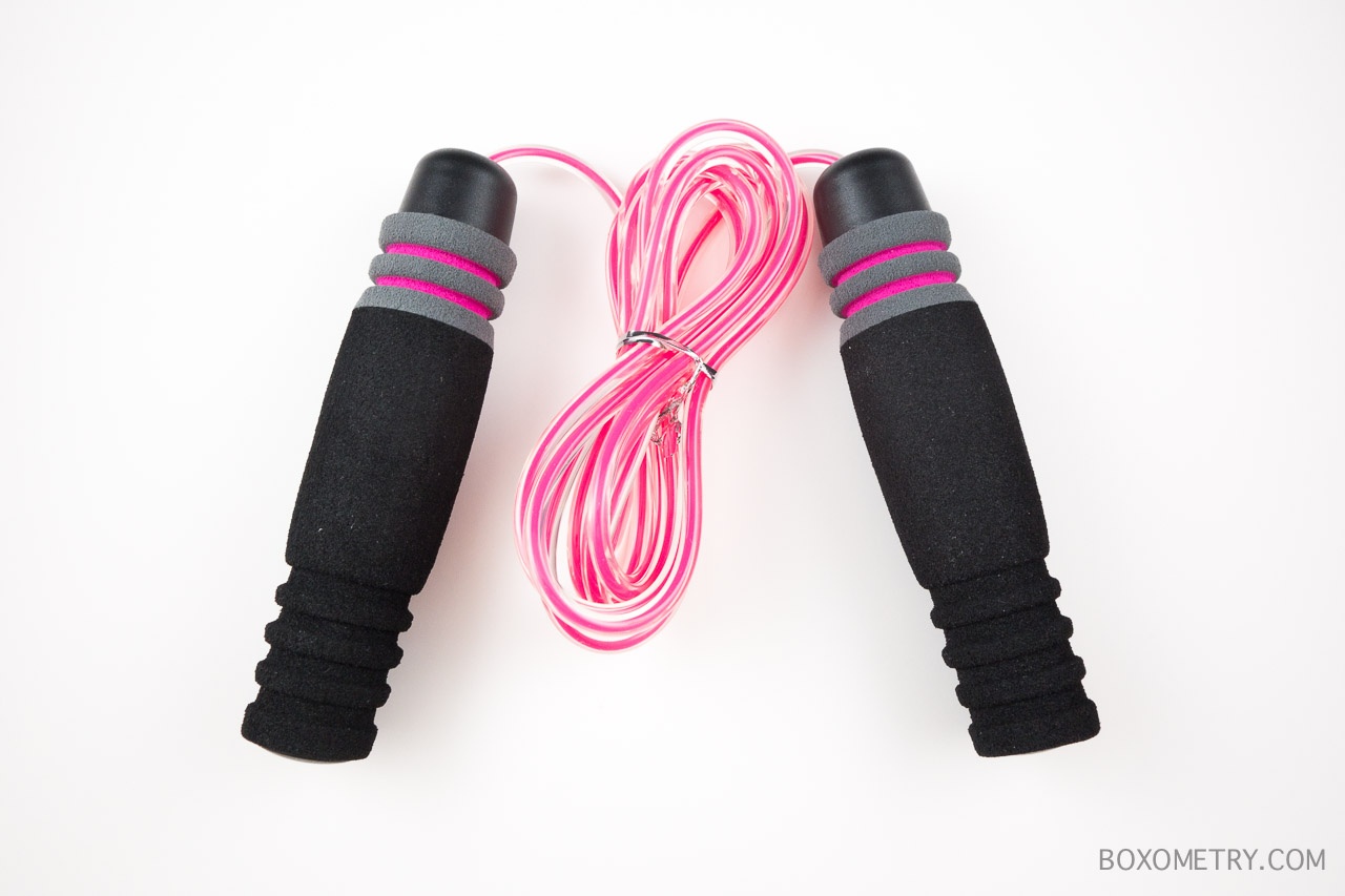 FabFitFun Summer 2015 Boxometry Review - FabFitFun x CosmoBody Jump Rope